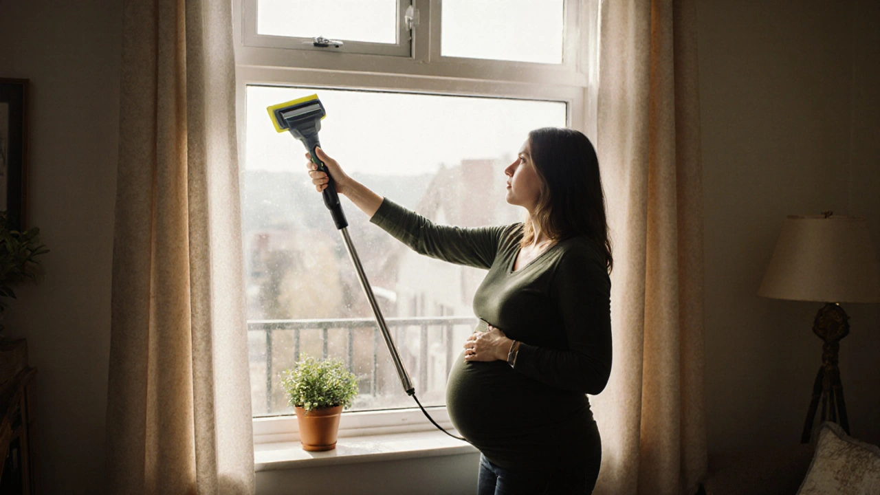 Proč nemýt okna v těhotenství? Bezpečné praktiky pro těhotné ženy