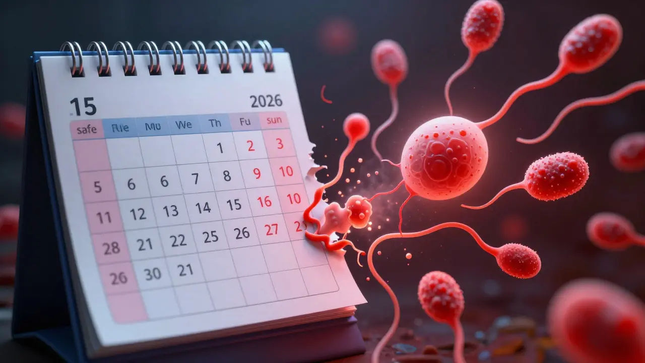 Roztrhaný kalendář: bezpečné dny vs. skutečné riziko těhotenství.