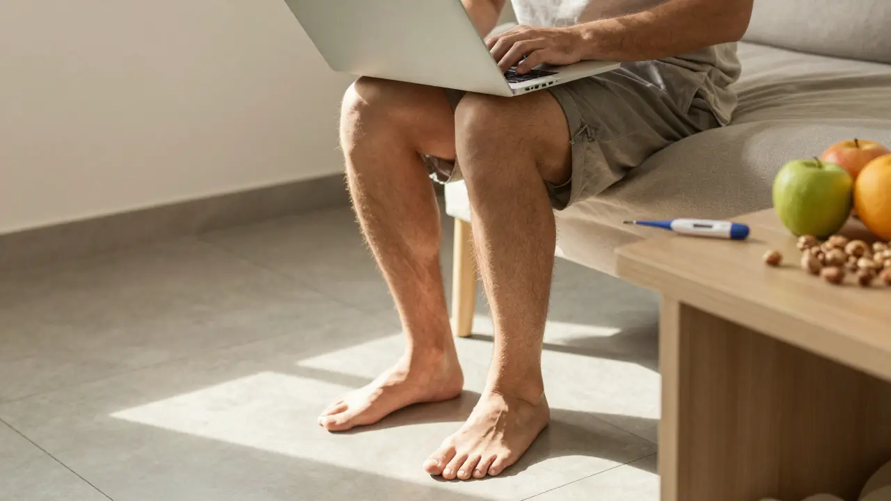 Muž upravuje životní styl pro lepší plodnost.