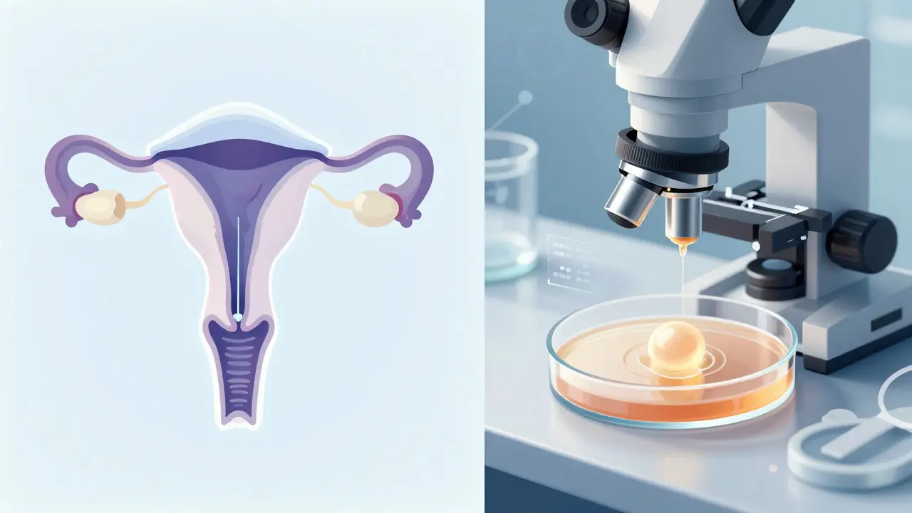 Srovnání procedur IUI a IVF v moderním lékařském stylu