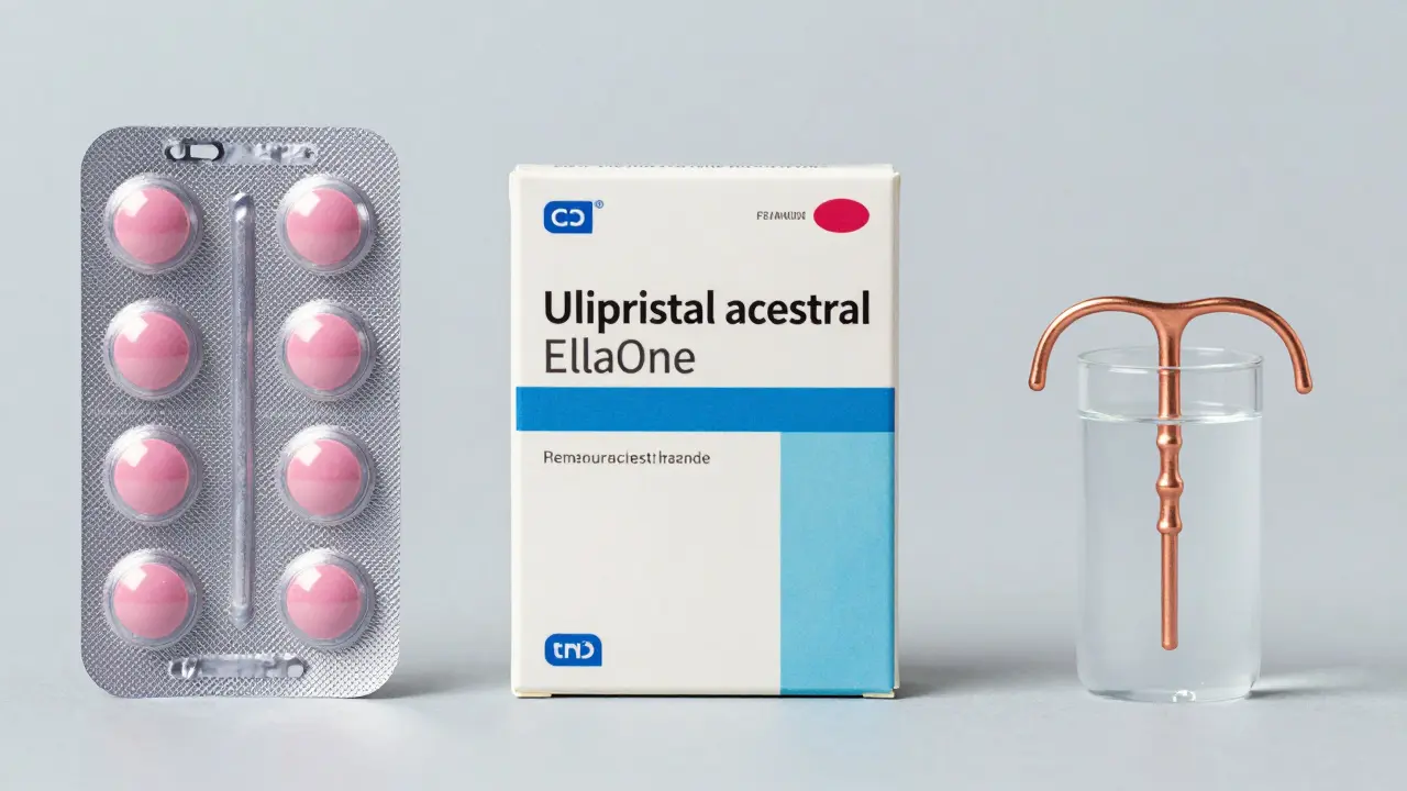 Srovnání tří typů záchranné antikoncepce: pilulky a měděná spirála